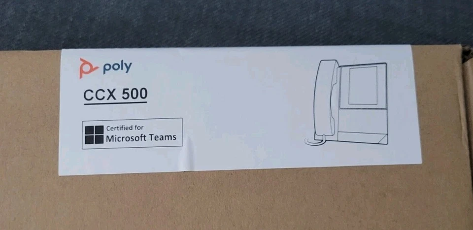 Polycom CCX 500 Business Media Phone / Teams / 2200-49720-019 / New - Image 4 of 4