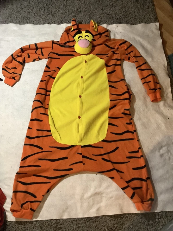 Disfraz de Halloween Tigger Winnie The Pooh para Adulto Juegos con disfraces Talla S Una Pieza Foto 3 de 4