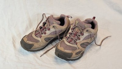 Merrel Azura Hiking Shoes Women's Size 7.5 EU 38 Tan/Pink/Rose