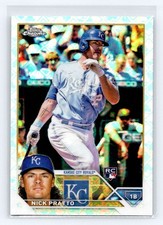 2023 Topps Chrome Logofractor Edition #85 Nick Pratto RC Royals