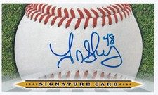 JOSE ALVAREZ SIGNED AUTO'D 3X5 SIGNATURE CARD DETROIT TIGERS INDEX CARD IC