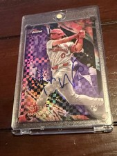 2024 Topps Finest - Auto RC Masyn Winn #143 Purple Checkerboard Refractor /99