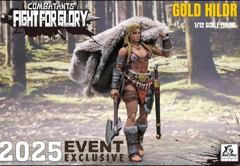 Xesray Studio Fight for Glory Combatants Exclusive Gold Hildr 1/12