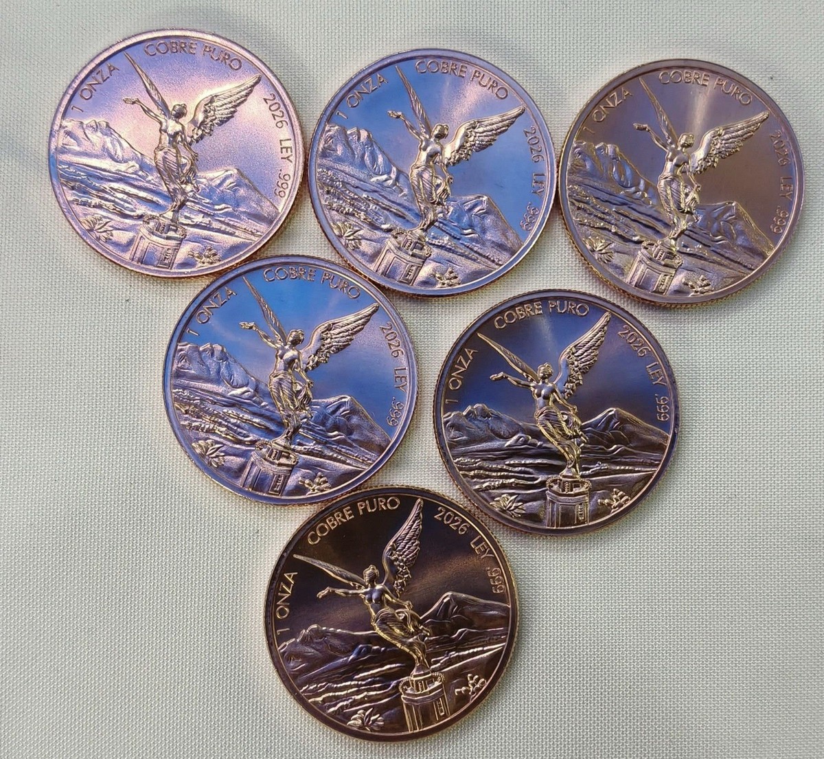 2026 México Libertad 1 oz Copper Round .999 BEAUTIFUL !!!!! One