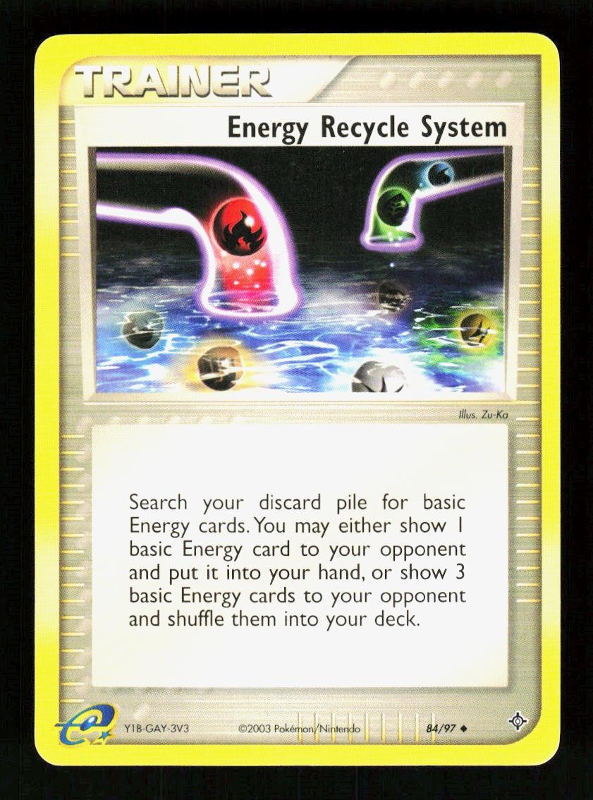 Energy Recycle System 84/97 Uncommon Dragon Pokemon NM