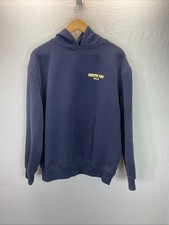 White Fox Vol. 3 Blue and Yellow Pullover Hoodie Women's M/L Logo Graphic Print
