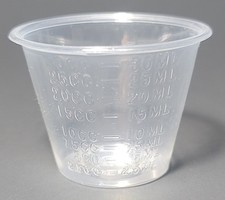 Non-Sterile Graduated Plastic Medicine Cups Disposable 1 Ounce 150 Count