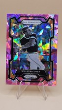 Willie McCovey 2024 Panini Prizm Baseball Pink Cracked Ice Prizm #248 NrMt