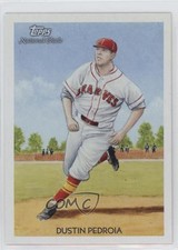 2010 Topps National Chicle SP by Dustin Pedroia SP by Monty Sheldon #308 0t2