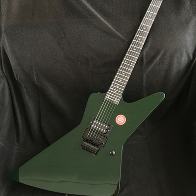#ad Military Green Explorer Electric Guitar Mahogany Body Open Pickups Black Parts $253.80