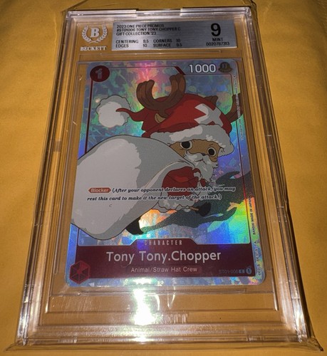 Tony Tony.Chopper (English Version 1st Anniversary Set) graded BGS 9 for sale on eBay