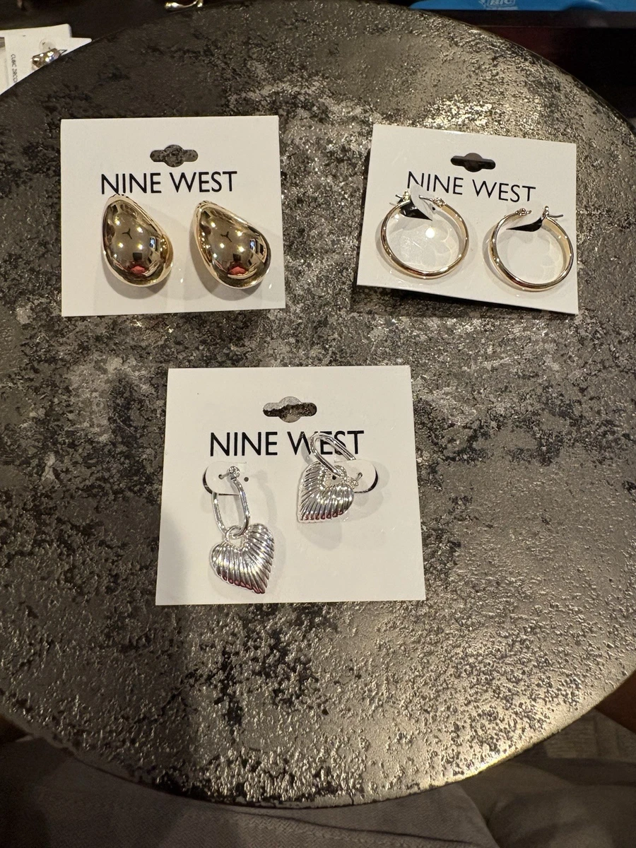 Nine West Orecchini A Cerchio Argento: Un Classico Senza Tempo Per Te!