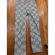 JOSEPH RIBKOFF Geometric Wide Leg Pull on Dress Pant Women's SZ 6 Made in Canada