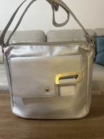 House Of Milano Silver Colour Handbag, RRP £49, NEW