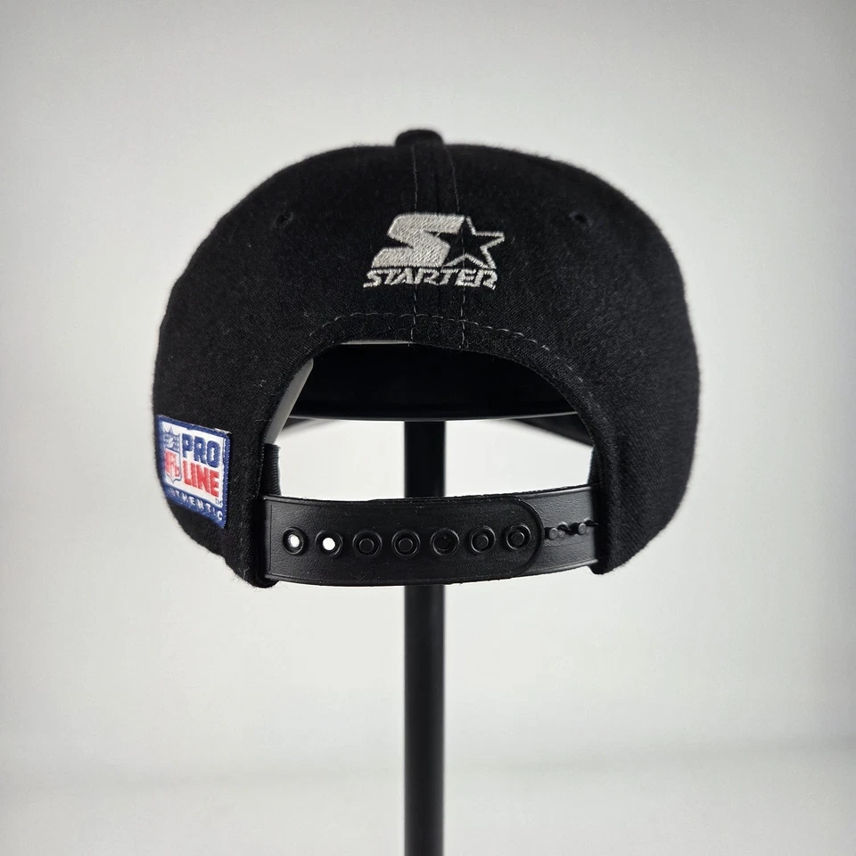 De Colección New Orleans Saints Pro Line Starter NFL Shockwave Colisión Snapback Sombrero Foto 4 de 4