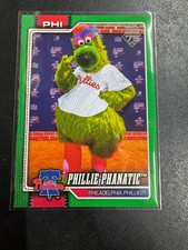 2026 Topps Series 1 Celebration Phillie Phanatic Green Border 37/99 #M-19 Mascot