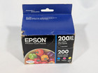 Epson T200Xl-Bcs 200 Black and Color Ink Cartridges. Exp 8/20 - New, Sealed