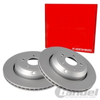 2X Herth+Buss 330Mm Bremsscheiben Hinten Passend FüR Genesis G70 Kia Stinger | J