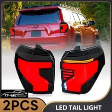 2X LED Tail Lights For Toyota 4 Runner 2010-2023 Plug and Play Rear Lamps Smoked