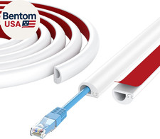 78" Cord Hider Wall, Self Adhesive Silicone Cord Covers for Wires on Wall, Cord