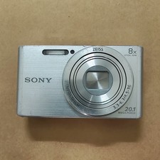 Sony DSC-W830 Digital Camera Cyber-Shot 20.1MP 8x zoom Silver 85 new w/ sd card