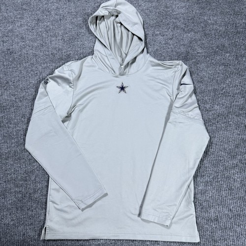 Nike Dallas Cowboys Sideline Player Long Sleeve Lightweight Hoodie Men Medium