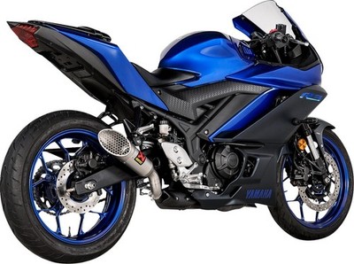 AKRAPOVIC S-Y3SO6-IVOSS Slip-On Line Muffler - Titanium End Cap