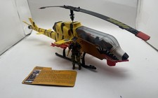 Vintage GI Joe Tiger Force Tiger Fly Helicopter Complete  Recondo W  File Card