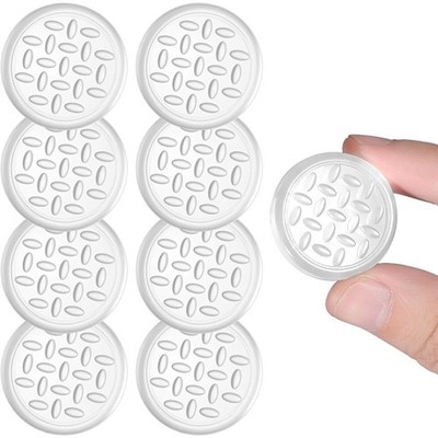 Non Slip Furniture Pads Transparent Round Rubber Grippers for Hardwood Floor