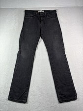 Levi's 510 Jeans Boy's Super Skinny 28x28 Faded Black Stretch Denim Jeans 16 Reg