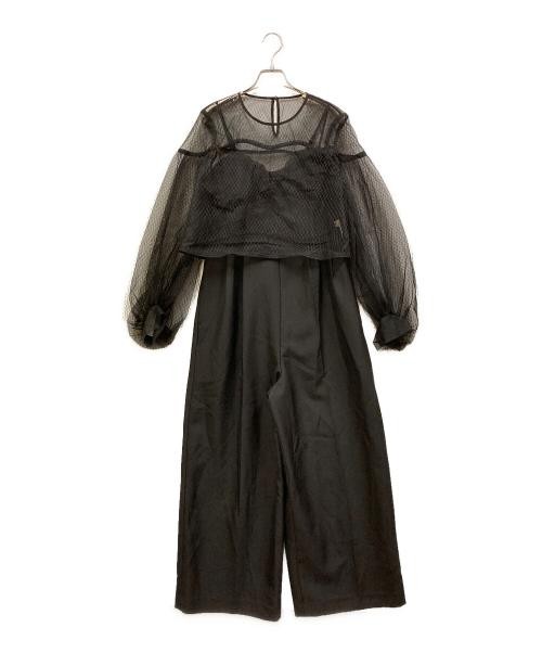 Ameri Women's Tulle Layered Rompers Pants Size M … - image 1