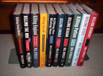 LOT of 10 ''KILLING BOOKS'' by Bill O'Reilly & Martin Dugard HC/DJs-CRAZY HORSE