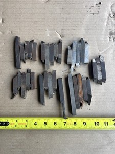 Lot Of 33 Metal Lathe 7/16” Tool Bits -Steel
