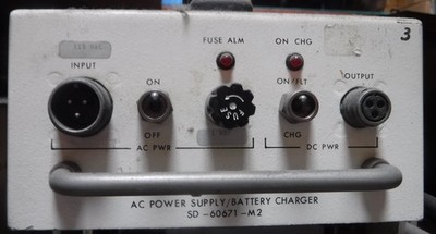 HARRIS POWER SUPPLY/BATTERY CHARGER  SD-606761-M2     FREE SHIPPING