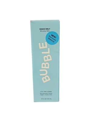 Bubble Skincare Magic Melt Micellar Milk Makeup Remover 4oz 