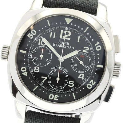 Daniel JeanRichard 25030 Chronograph Herrenuhr Automatik Leder aus Japan