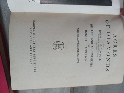 1915 Acres of Diamonds by Russell Conwell - Picture 2 of 5