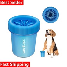 Pulitore Zampe per Cani, Portatile Pulizia Animali Domestici 360º Tazza Lavatrice in Silicone, per Piccoli e...
