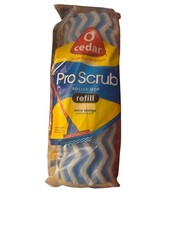 NEW - O Cedar Pro Scrub 10" Roller Mop Refill Wave Sponge Head Replacement Slide