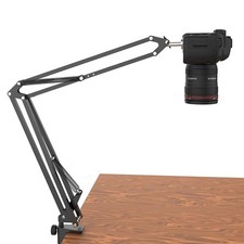 Overhead Tripod Mount Desktop Articulating Arm Stand for DSLR Camera Canon Nikon