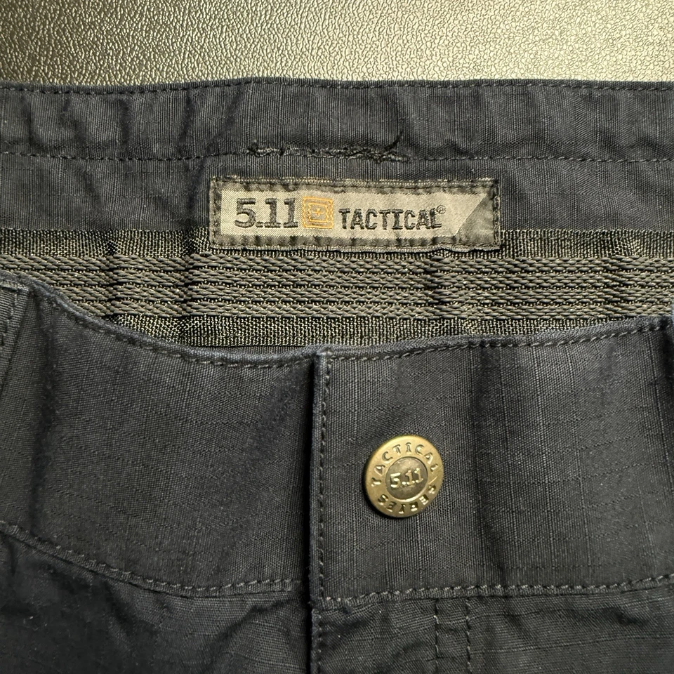 Pantalones cargo tácticos para mujer 5.11 12 largos azul marino Ripstop utilitarios 32x33.5 EMS trabajo Foto 4 de 4