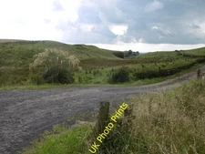 Photo 6x4 Road to Southgrange Gabroc Hill Basalt uplands between Neilston c2016