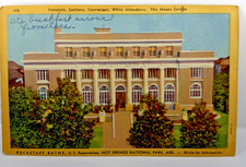 1953 Buckstaff Baths Hot Springs AR Postcard 2c Stamp