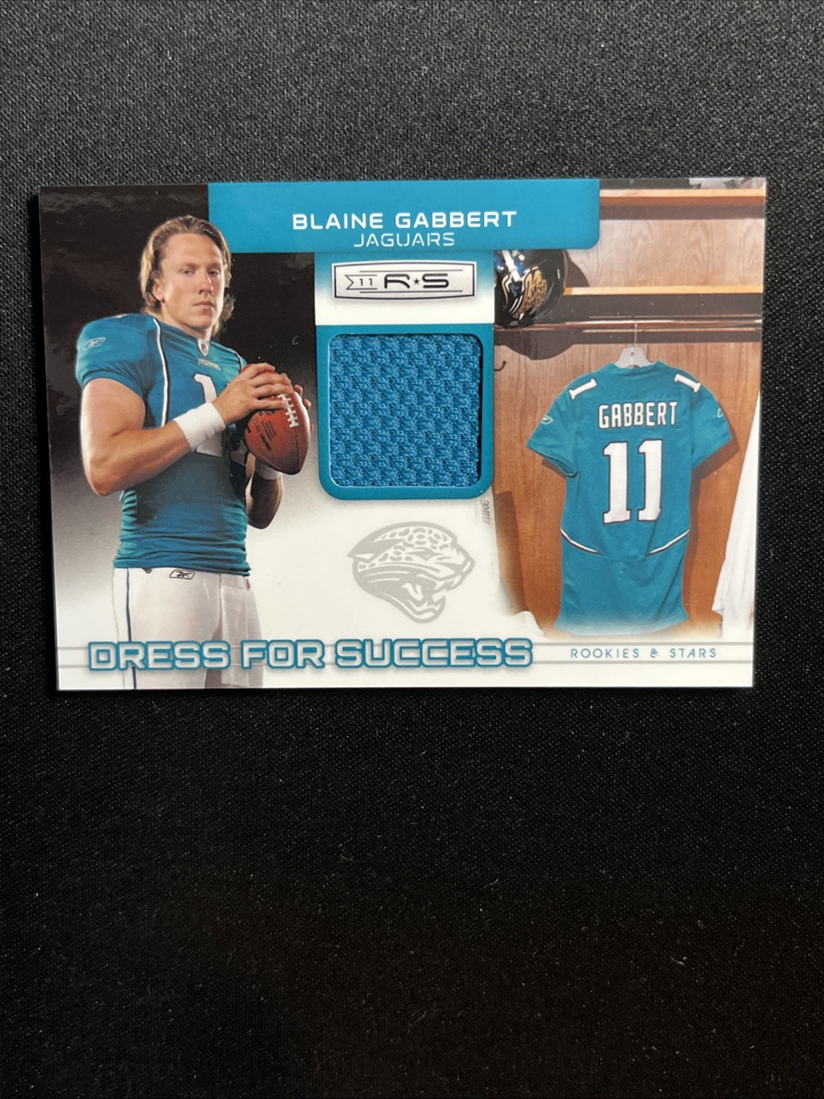 Blaine Gabbert Panini Rookies & Stars Dress for Success Jersey #4 Patch