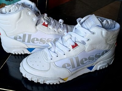Ellesse Herren ** Ellesse Tanker Mid White - LimitedStock - ( UVP 99,99 ) UK 5