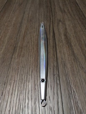 TJC400-014 Slow Pitch Jig: Silver Ghost with Glow.  AKA ''The Taurus''