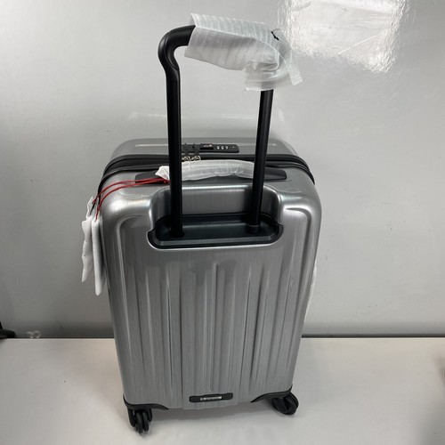 TUMI - 19 Degree International Expandable 4 Wheeled Carry-On Silver Gray - Picture 7 of 15