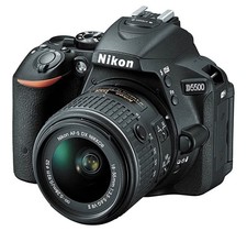 Nikon D D5500 24.2MP Digital SLR Camera - Black Kit w/ VR II 18-55mm Lens 