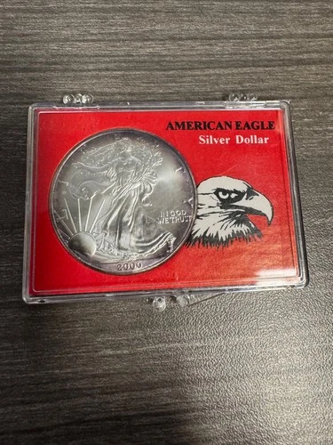 2000 $1 Proof American Silver Eagle 1oz .999 Fine Silver