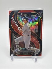 2025 Select Nick Kurtz Red Rookie Prizm 58/149 Premiere Level RC A’s